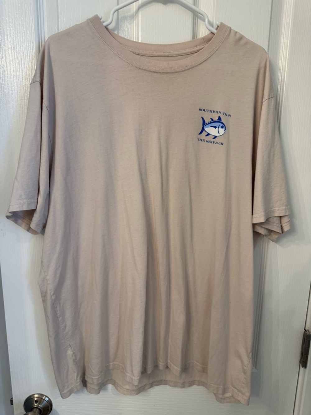 Men’s Southern Tide Gray Short-Sleeve Logo Tee Size XXL